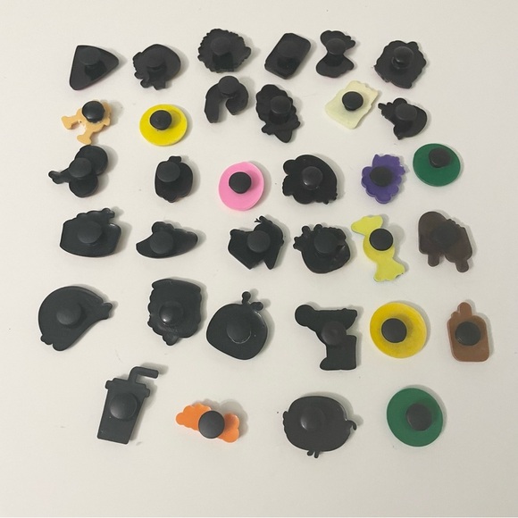 Croc Charms Lot of 34 Assorted Food Charms Donut Watermelon Burger - Picture 8 of 16